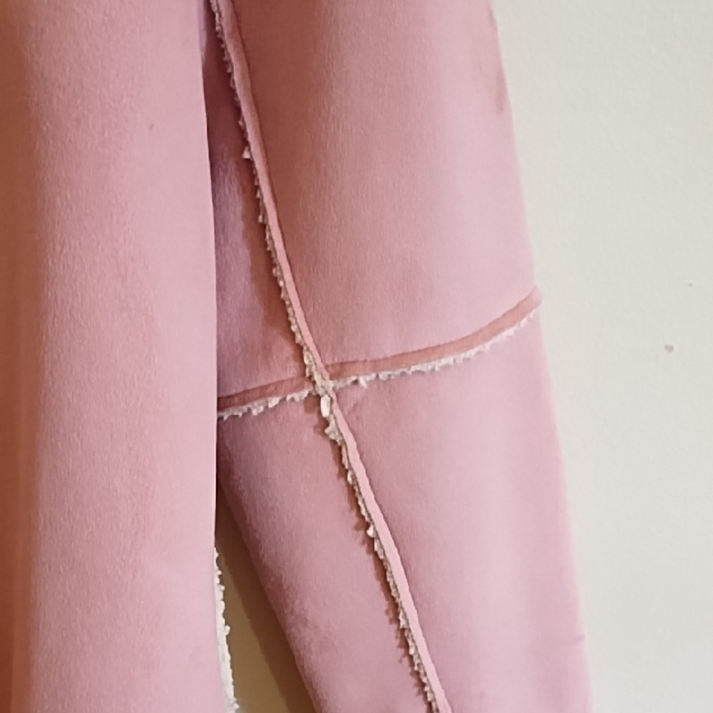 PINK SUEDE JACKET BT ESTUDIO. - Picture 5 of 13